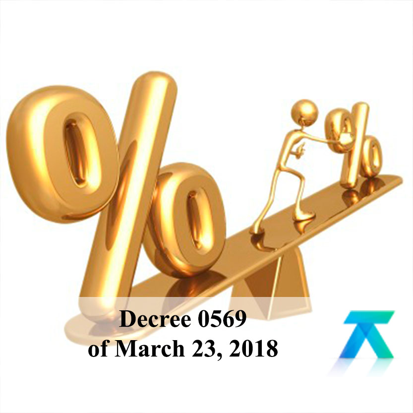 Decree 0569 of March 23, 2018