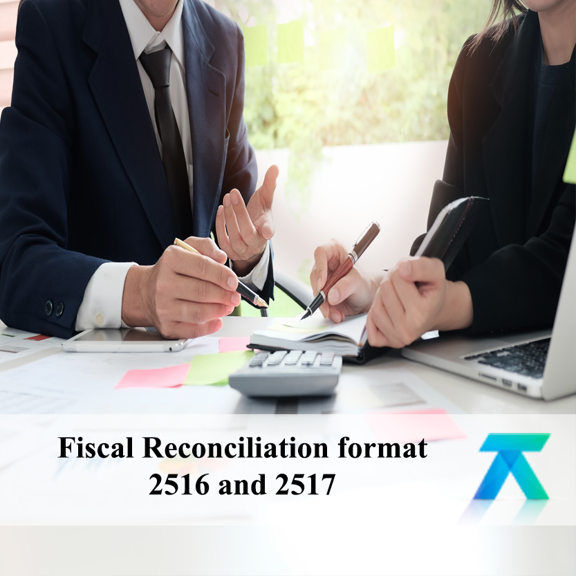 Fiscal Reconciliation format 2516 and 2517