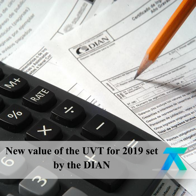 New value of the UVT for 2019
