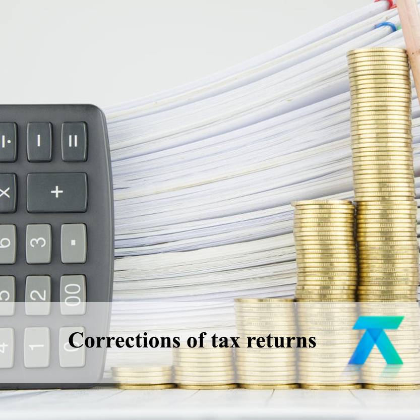 Corrections of tax returns
